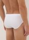 Stretch cotton white briefs with a tight fit_2