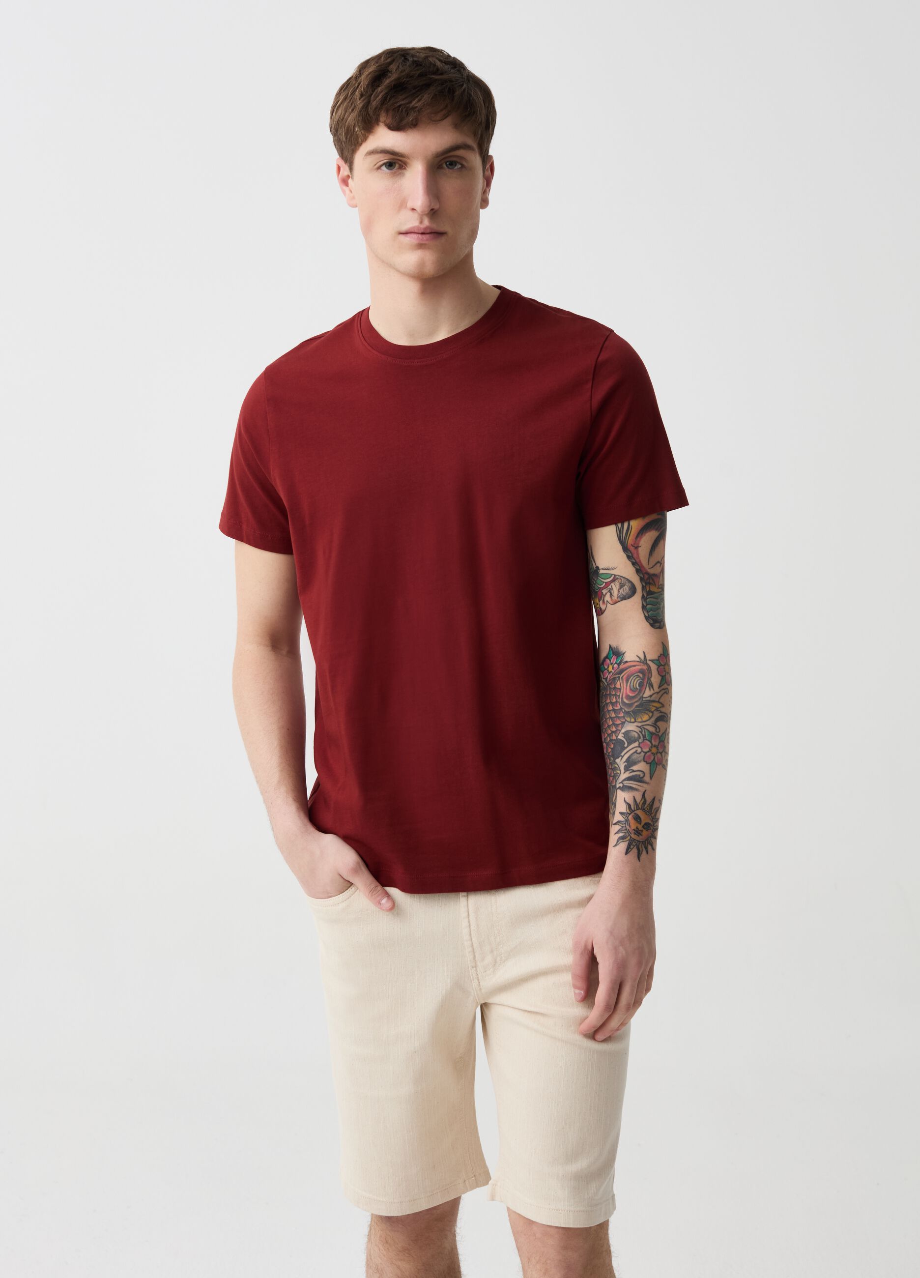 Ovs Bermuda cinque tasche in cotone stretch