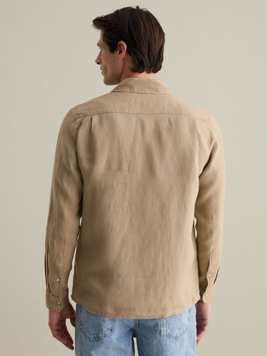 Regular-fit shirt in linen_2