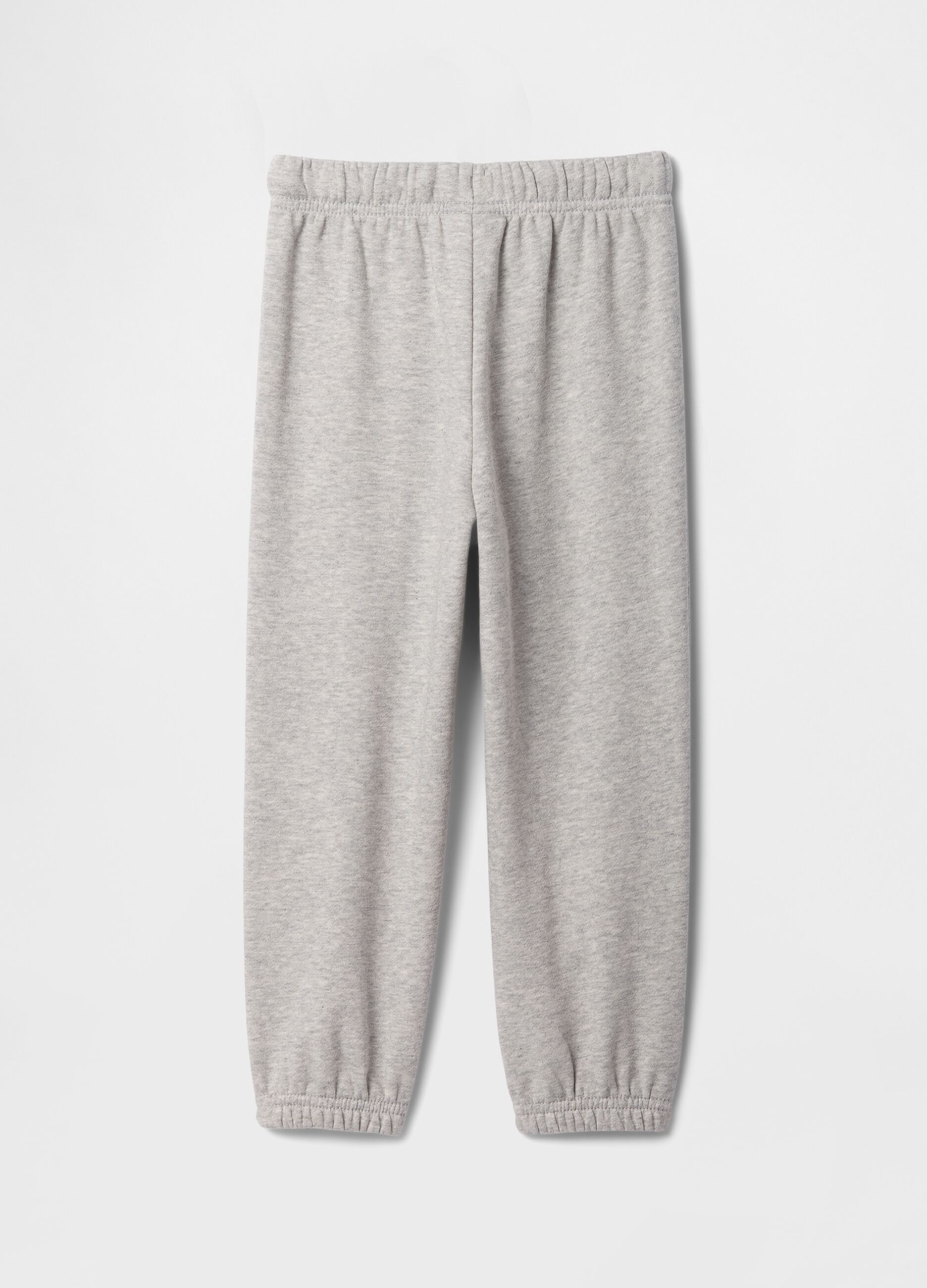 Fleece trousers with logo