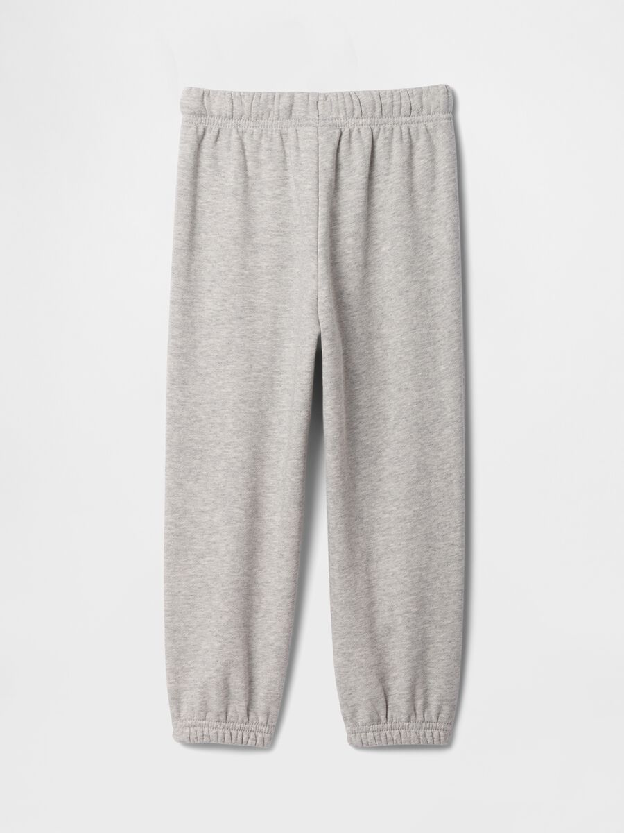 Fleece trousers with logo_1