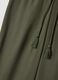 Green long pure viscose trousers_5