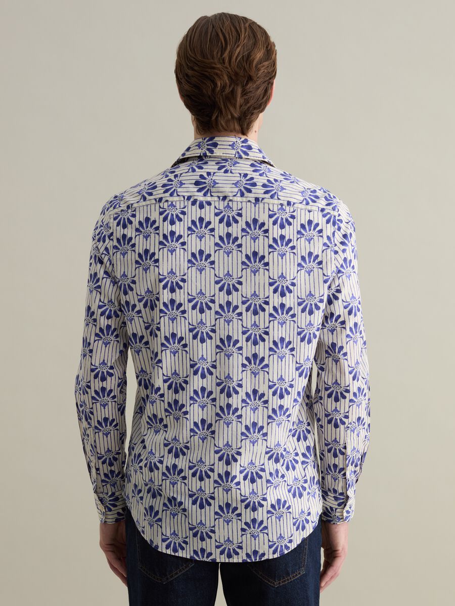 Cotton shirt with all-over print_2
