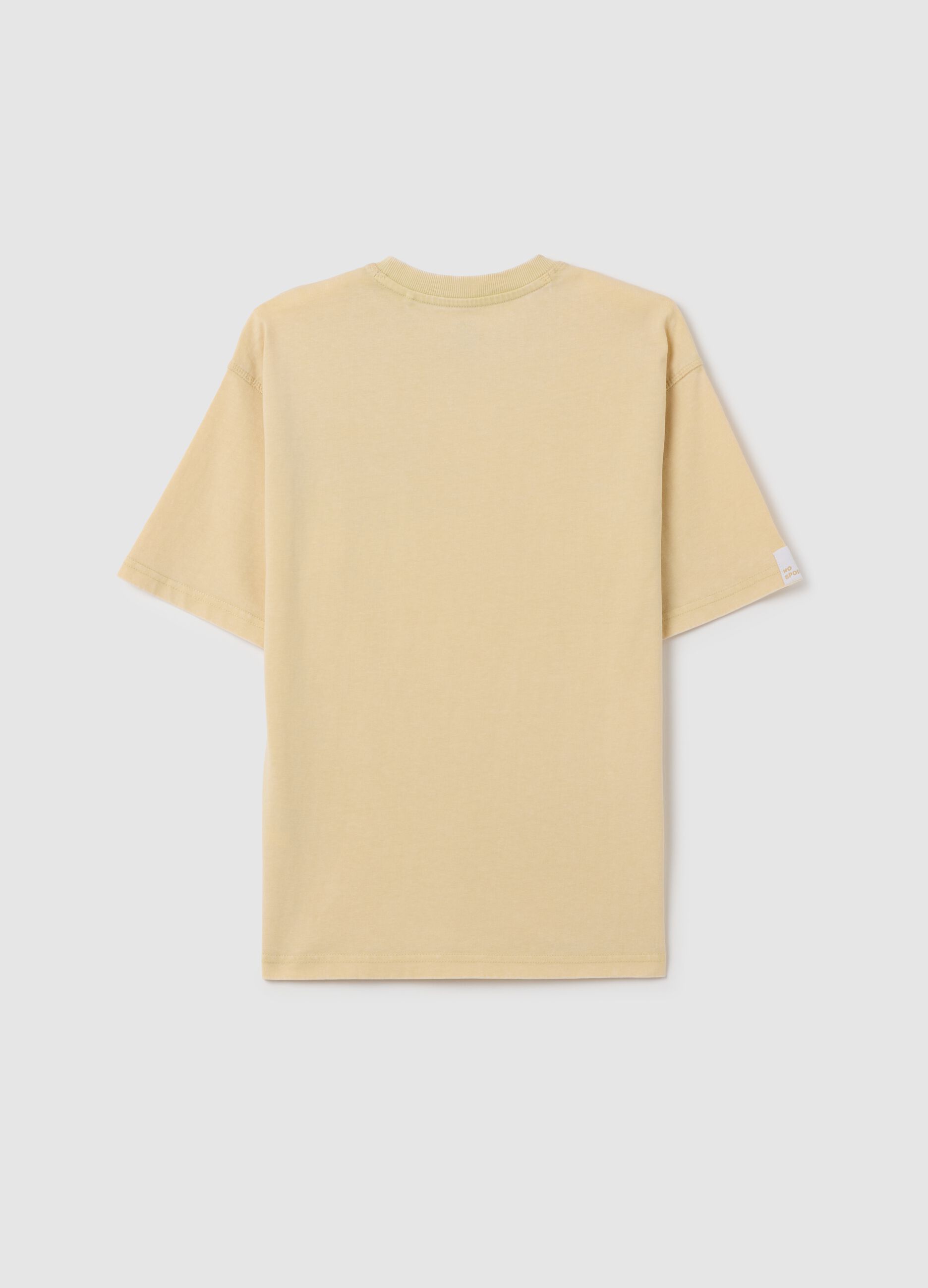 Boy's Beige T-shirt with Pocket