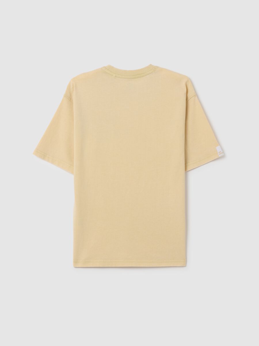 Boy's Beige T-shirt with Pocket_4