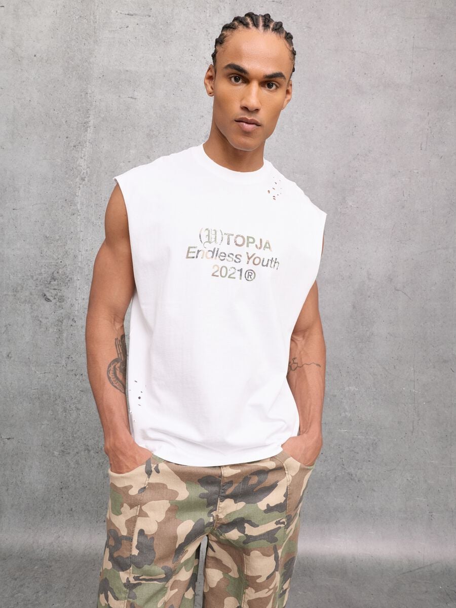 Sunfaded Tank Top White_3
