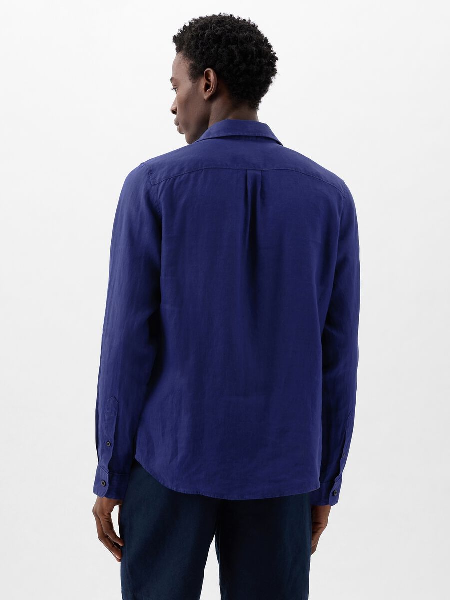 Regular-fit shirt in linen_1