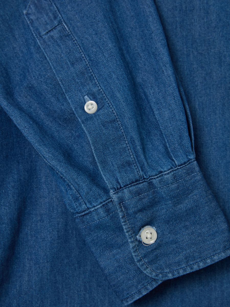 Camicia regular fit in denim_2