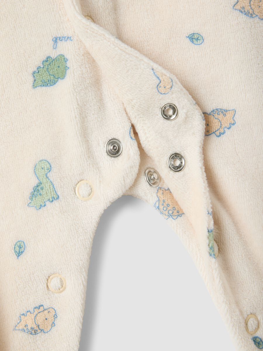 Bipack tutine multicolor in misto cotone con fantasia dinosauri per neonato_3