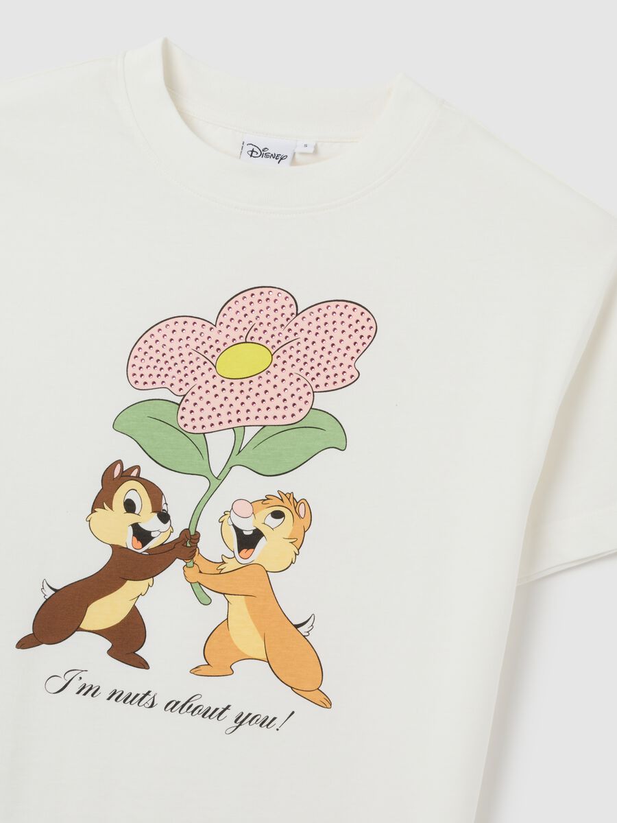 T-shirt in puro cotone bianca regular fit_5
