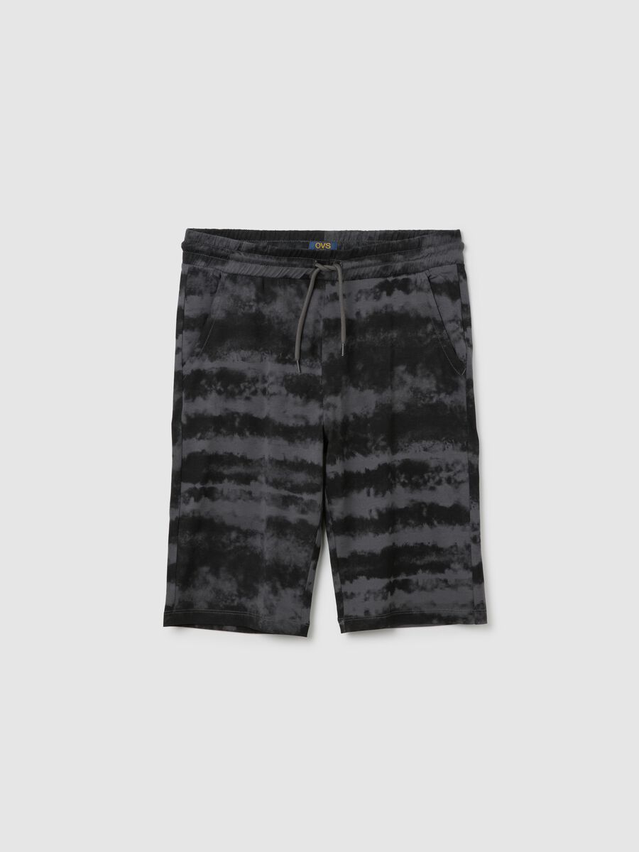 Boys' multicoloured pure cotton regular fit shorts_0