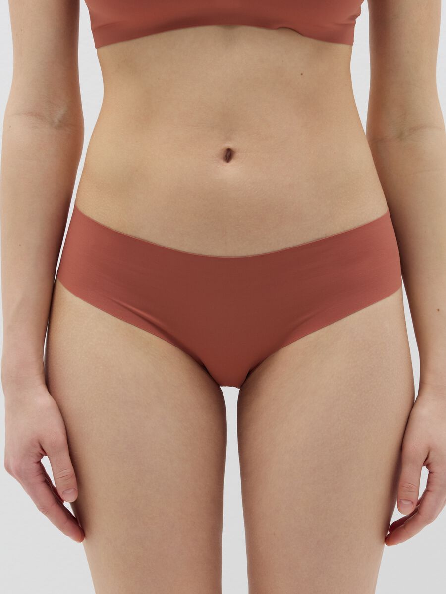 High-rise briefs in stretch microfibre_1