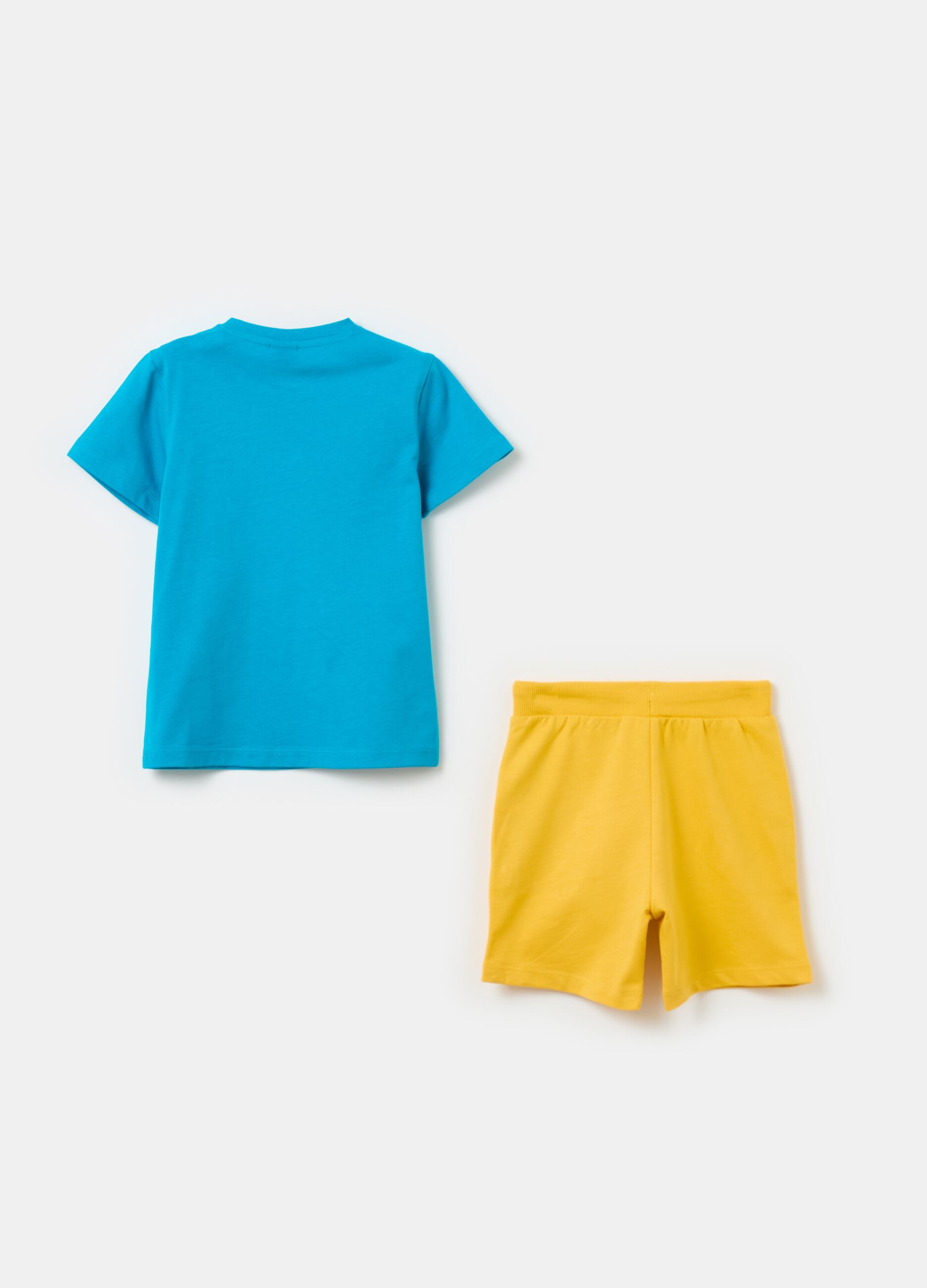 Jogging set in cotone con stampa Il Re Leone