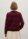 Multicolour Cotton Blend Striped Sweater - Regular Fit_3