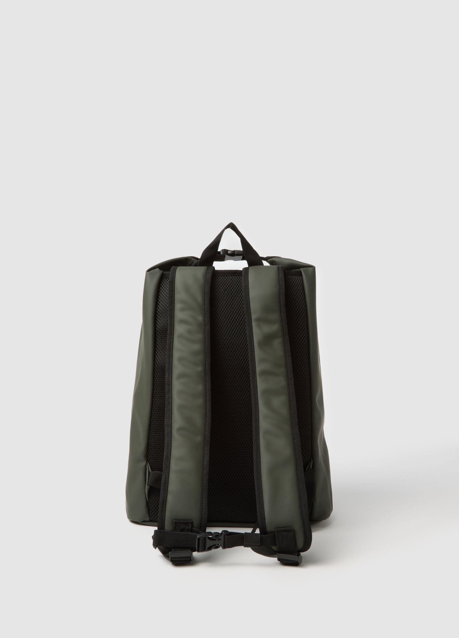 Green Backpack with Internal Pockets