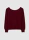 Pure red wool sweater regular fit_4