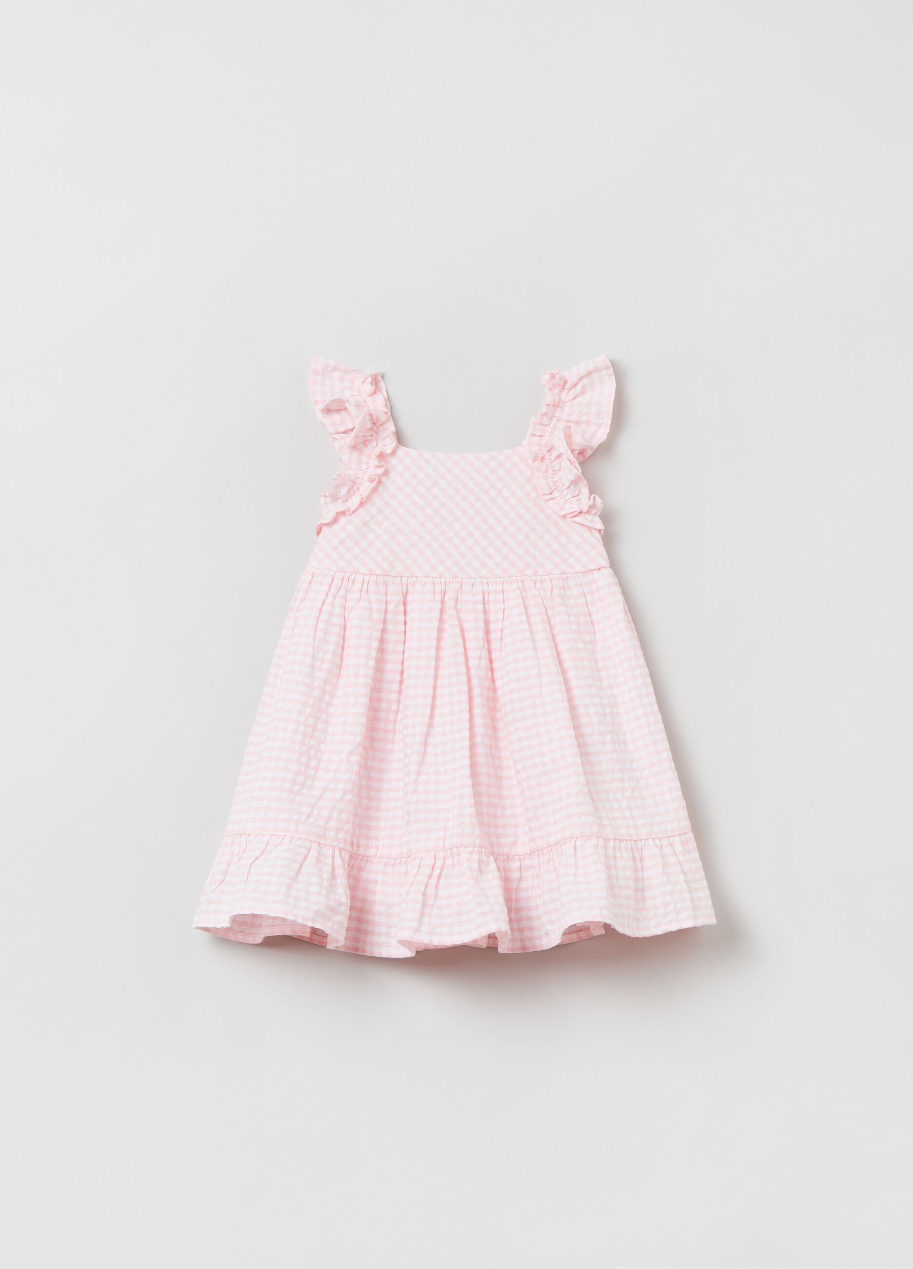 Vichy cotton dress