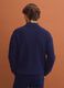Polo blu in puro cotone con zip e collo classico_3
