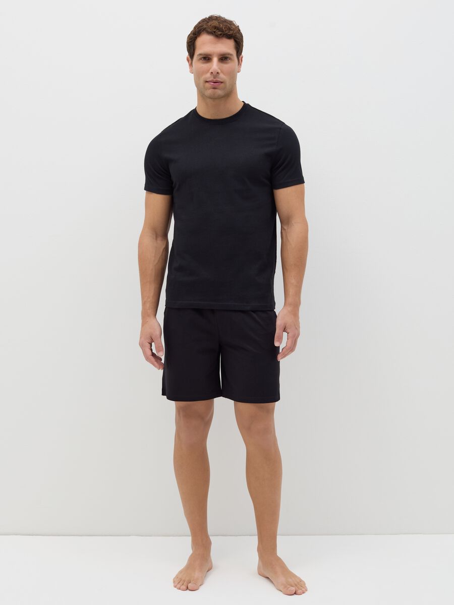 Short pyjama trousers with drawstring_0