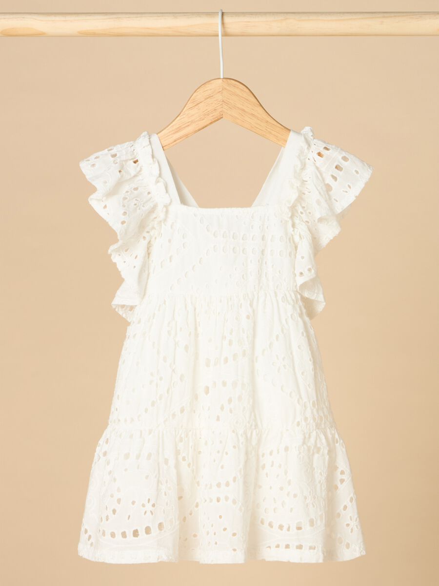 Cotton broderie anglaise dress_0