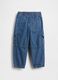 Pantaloni cargo in denim_2