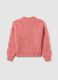 Pink regular fit girl's jumper_1