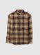 Brown pure cotton regular fit shirt_4