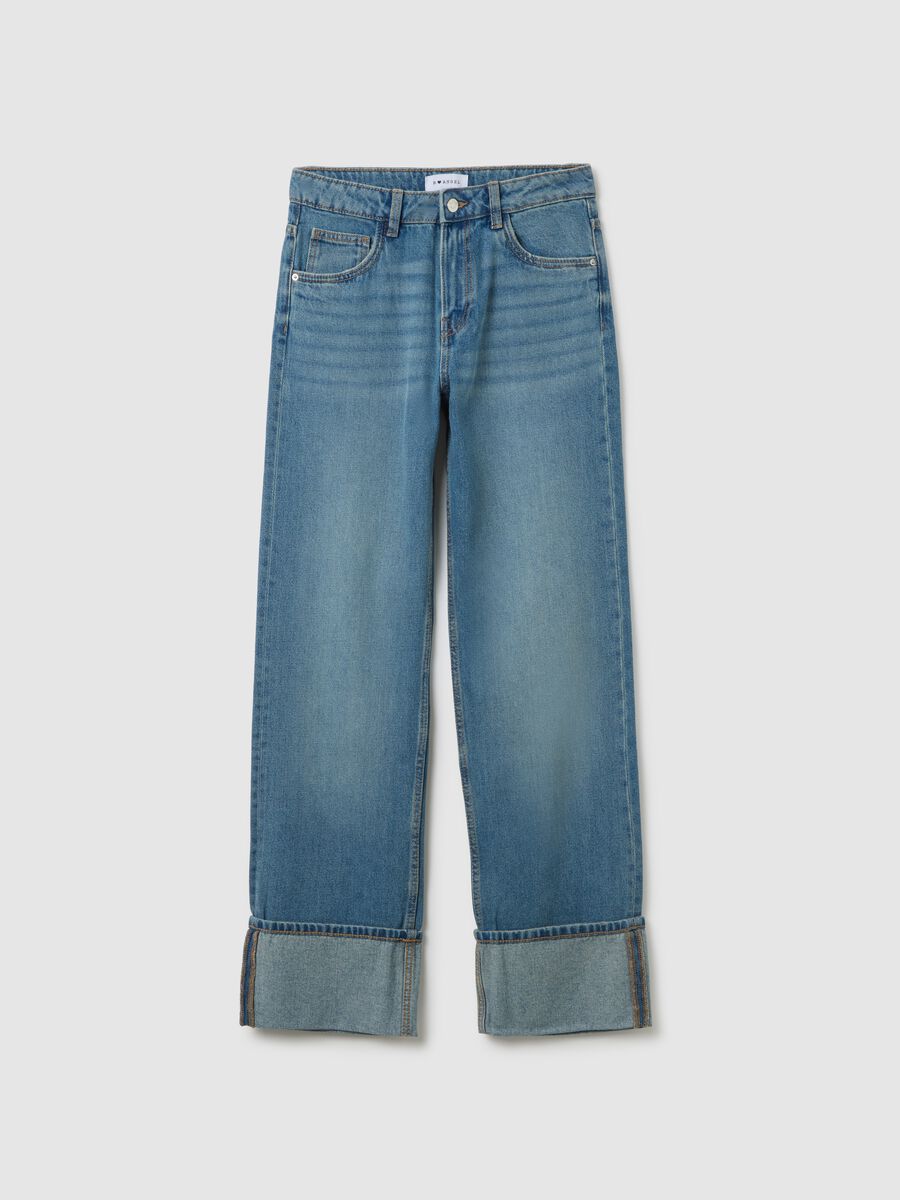 Jeans in puro cotone denim regular fit_4