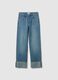 Regular fit pure cotton denim jeans_4