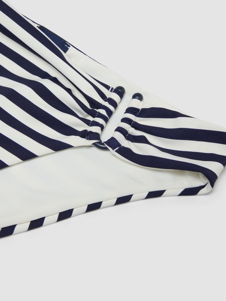 Blue and white striped stretch swim briefs_5