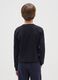 Boys' black pure cotton over-fit T-shirt with print_1