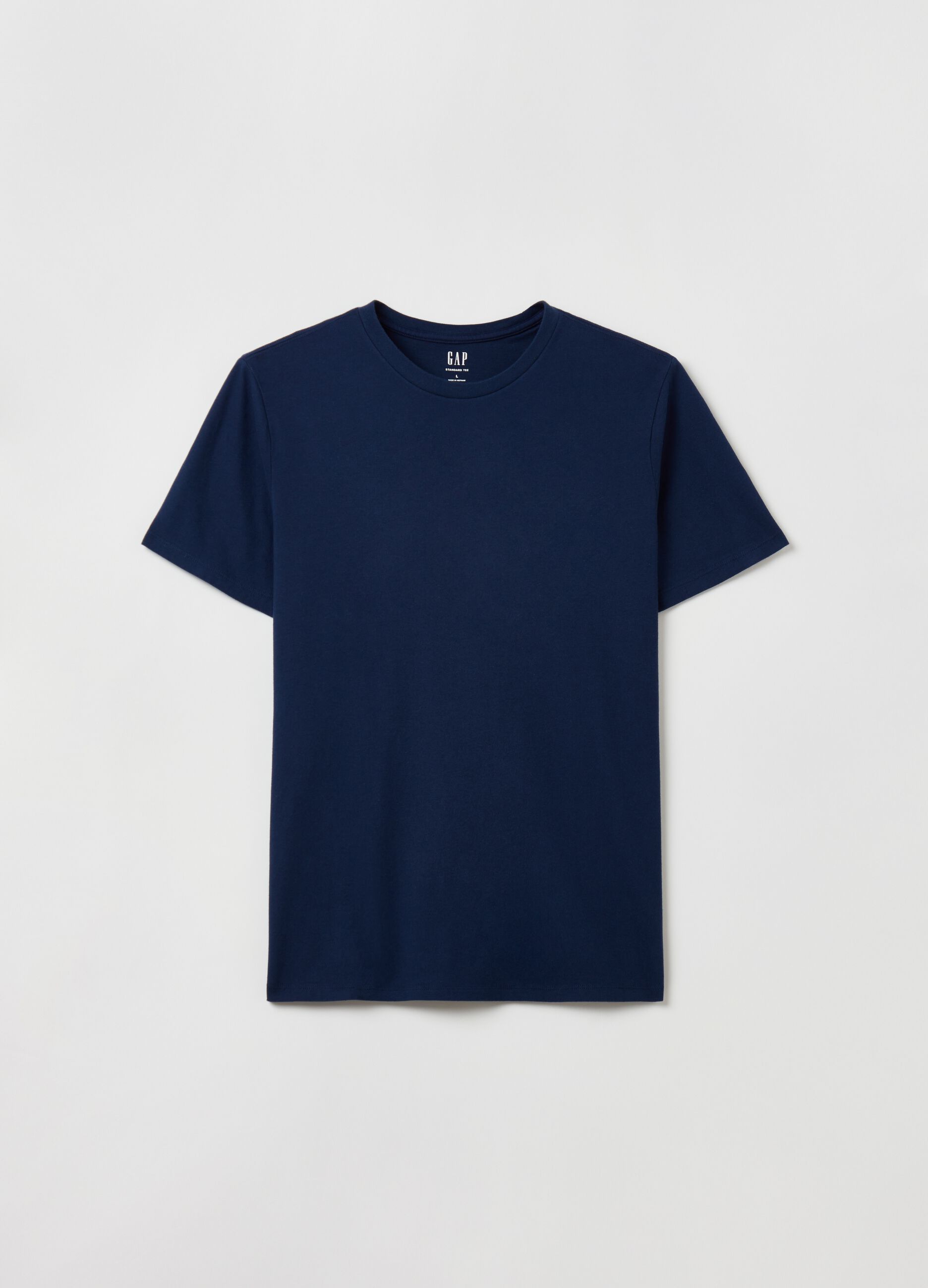 Cotton T-shirt with round neck