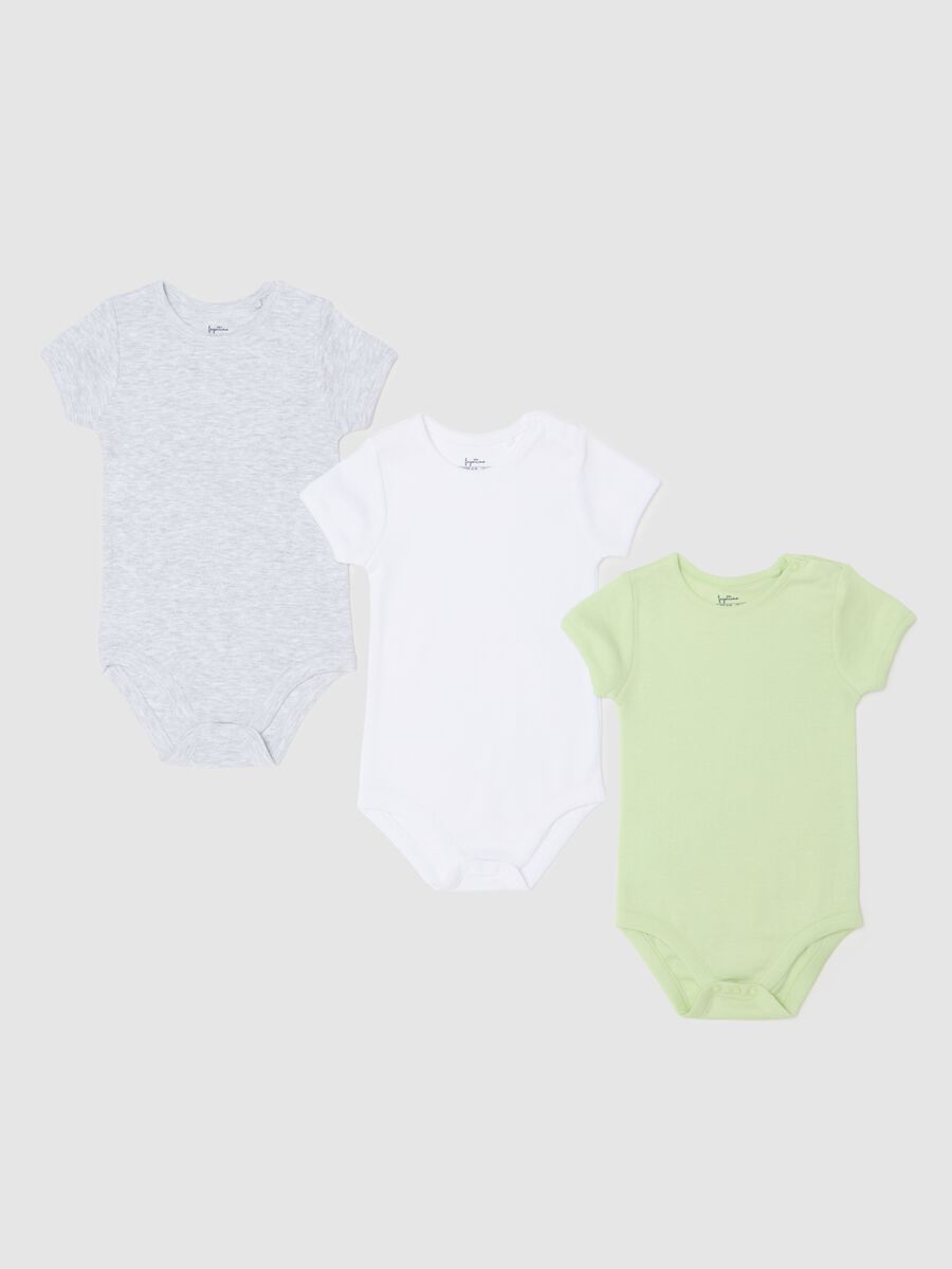 Tripack body a maniche corte in cotone _0