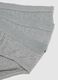 Set of three grey slips in pure cotton, regular fit_5
