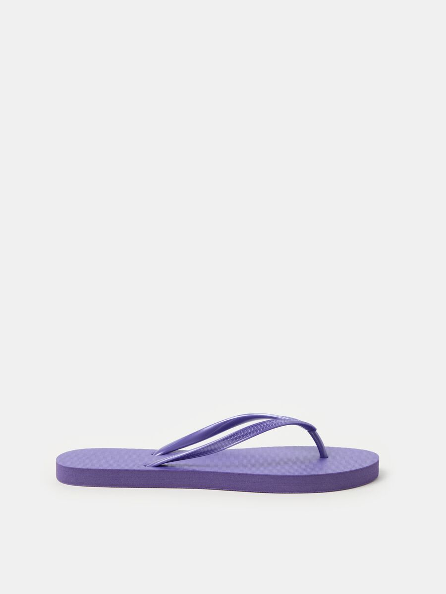 Solid colour thong sandals_0
