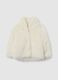 White regular fit girl's jacket_0