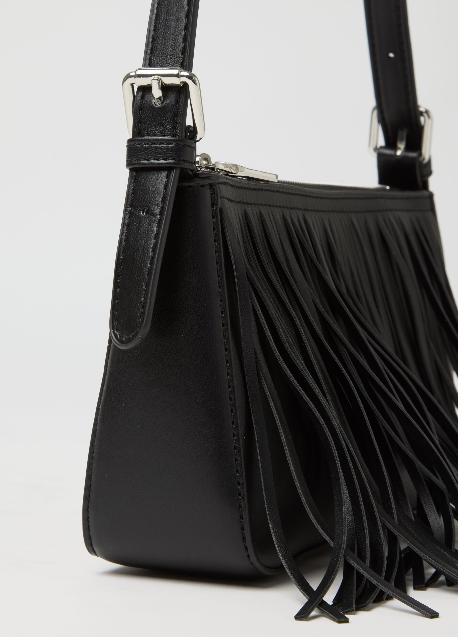 Black Bag with Fringe
