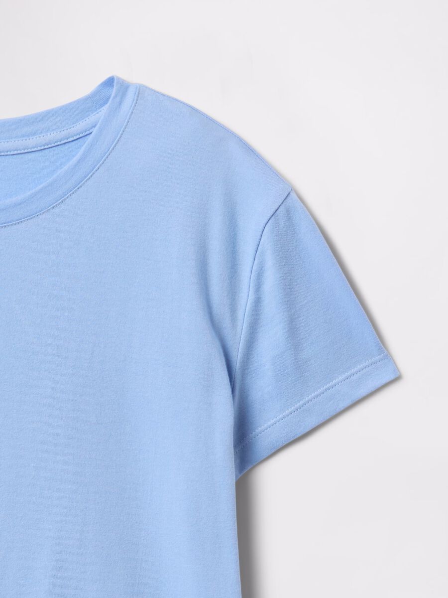 Light blue cotton T-shirt_3
