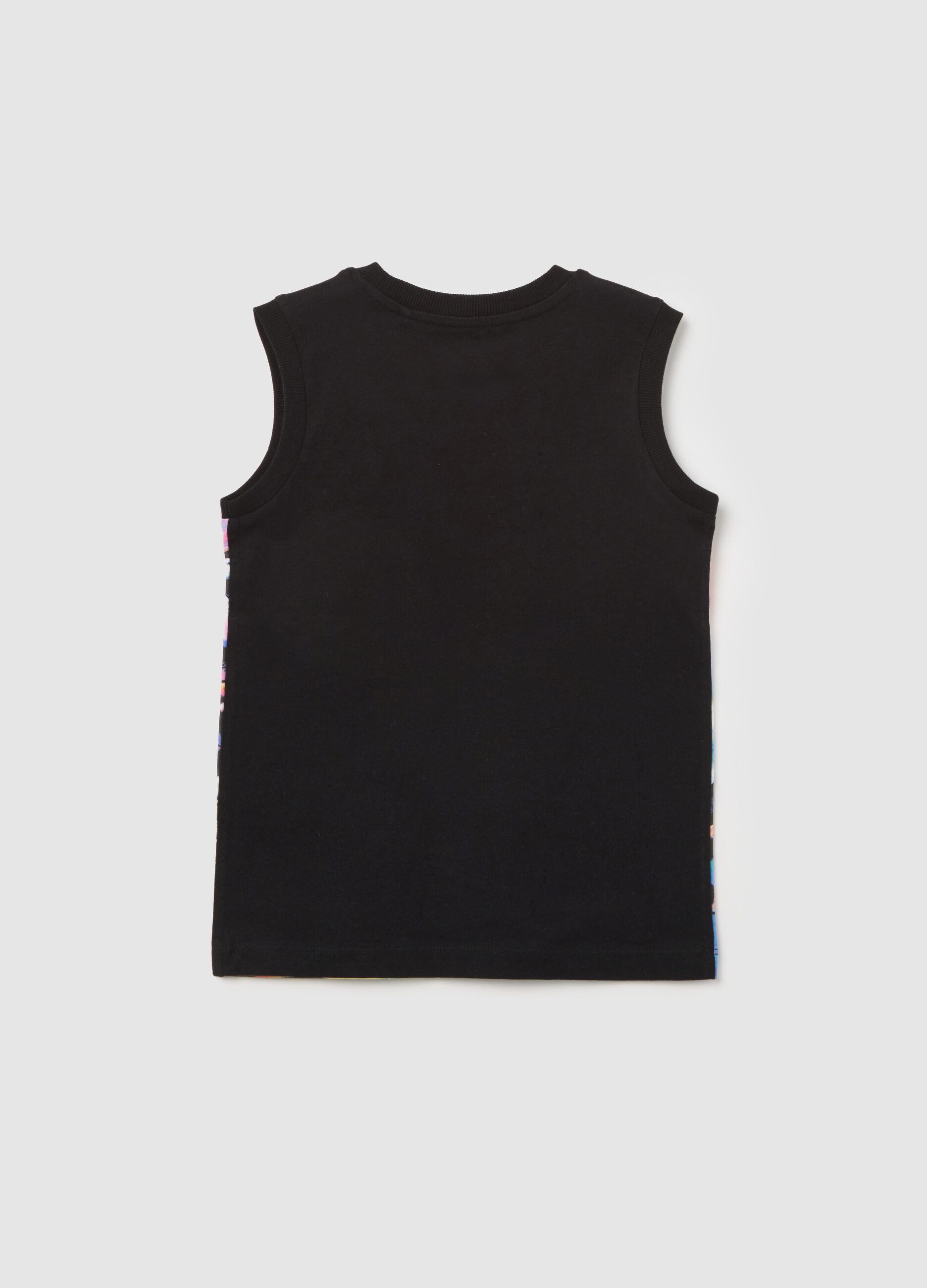 Multicolour tank top with Maui print
