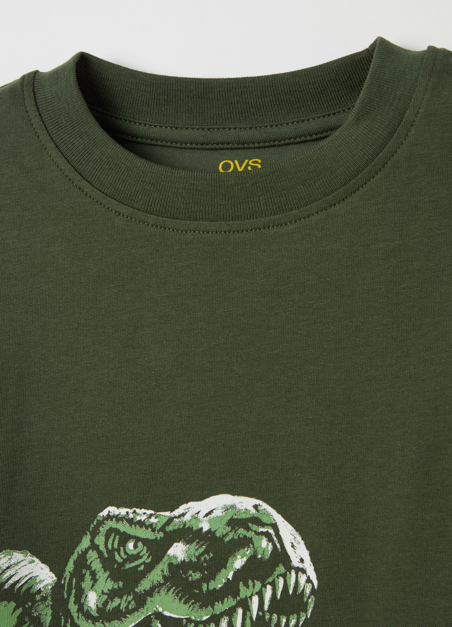 Cotton T-shirt with print
