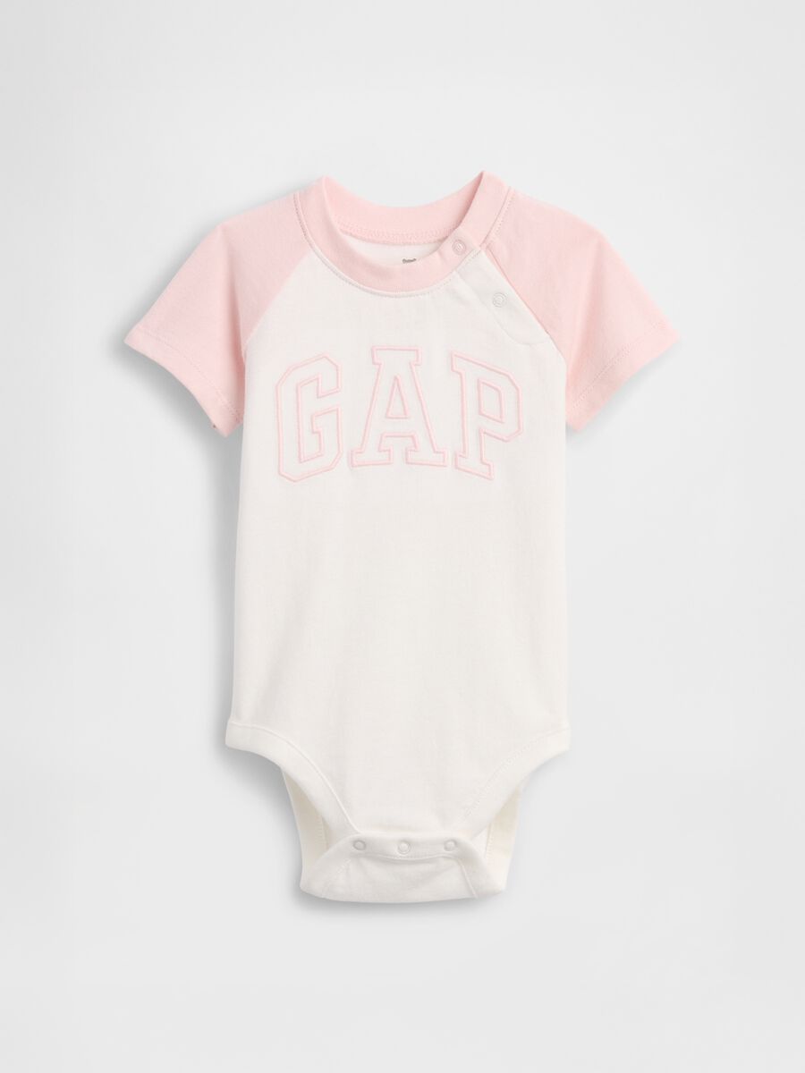 Body in puro cotone con logo_0