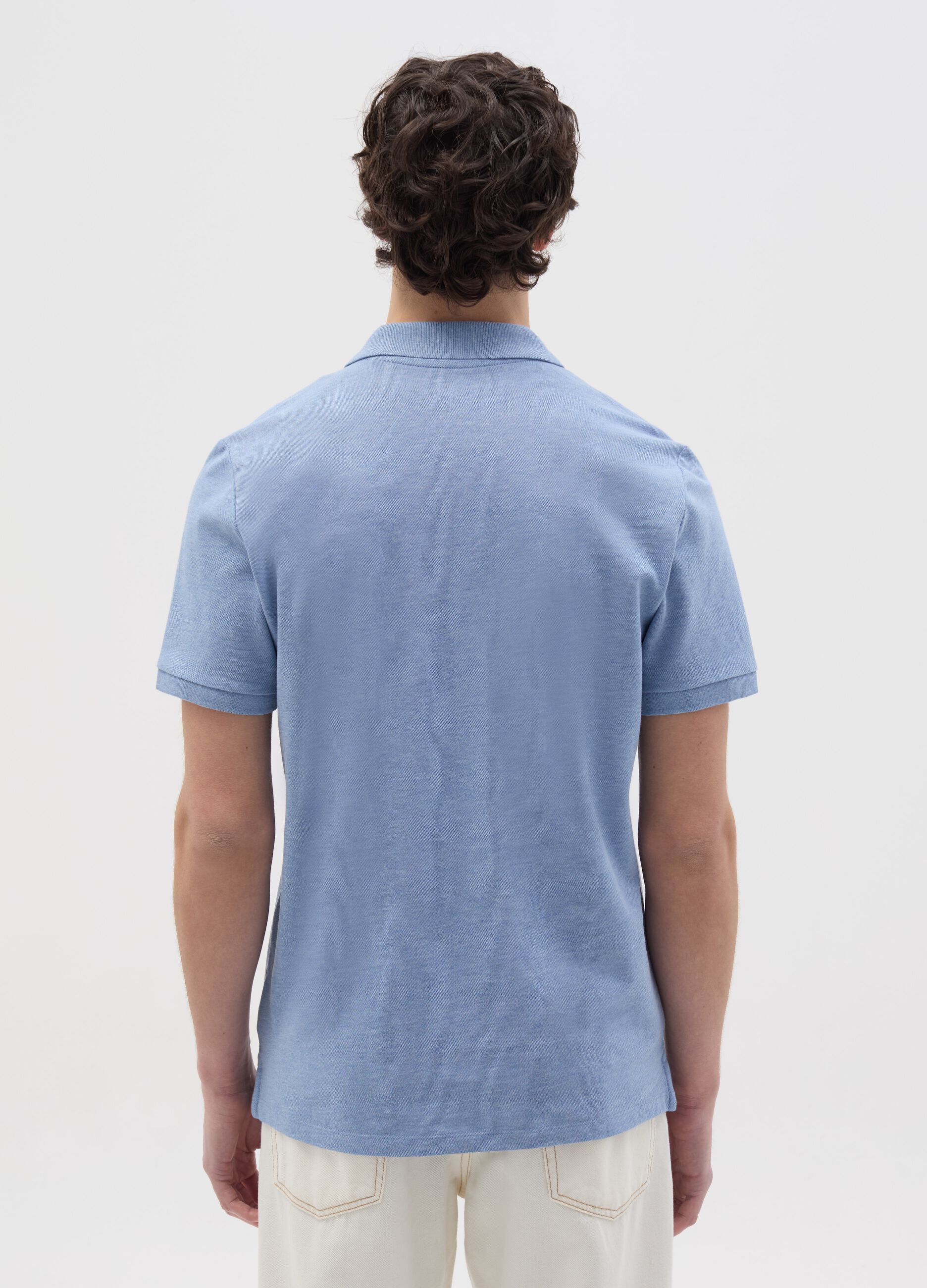 Regular-fit polo shirt in cotton