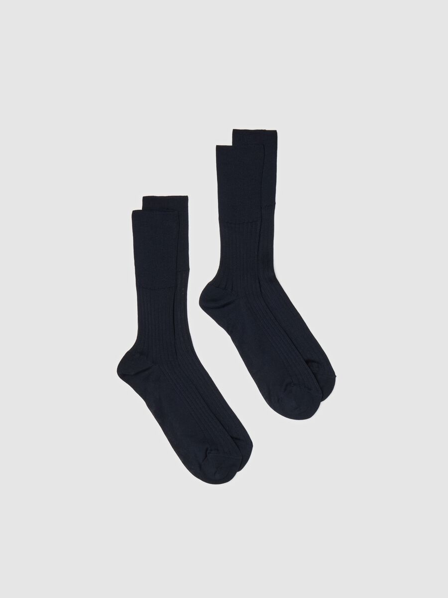 Two-pair pack medical socks in cotton_0