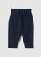 Pure cotton blue trousers for boys regular fit_0