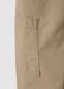 Children's beige pure cotton cargo trousers with regular fit_3