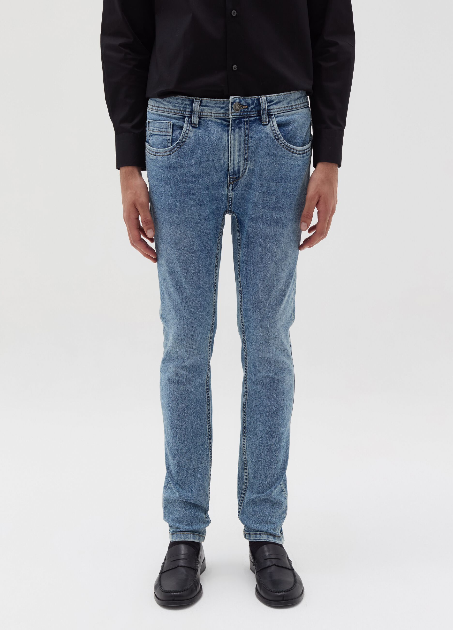 Jeans elasticizzati uomo oviesse cheap