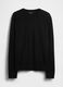 Black sweater in cotton blend_3
