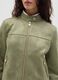 Giacca corta scamosciata full-zip_3