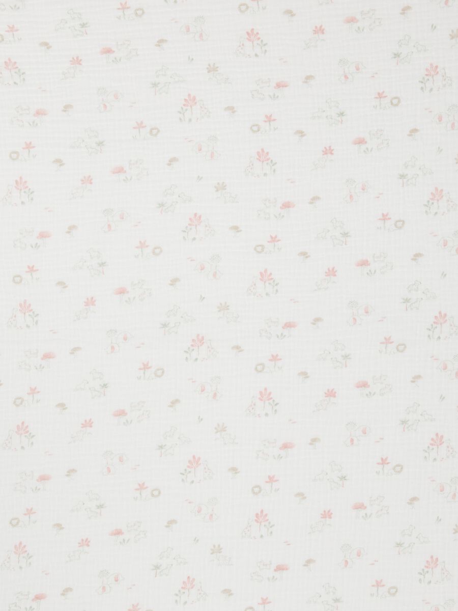 Bipack copertine in puro cotone multicolor per neonate_2