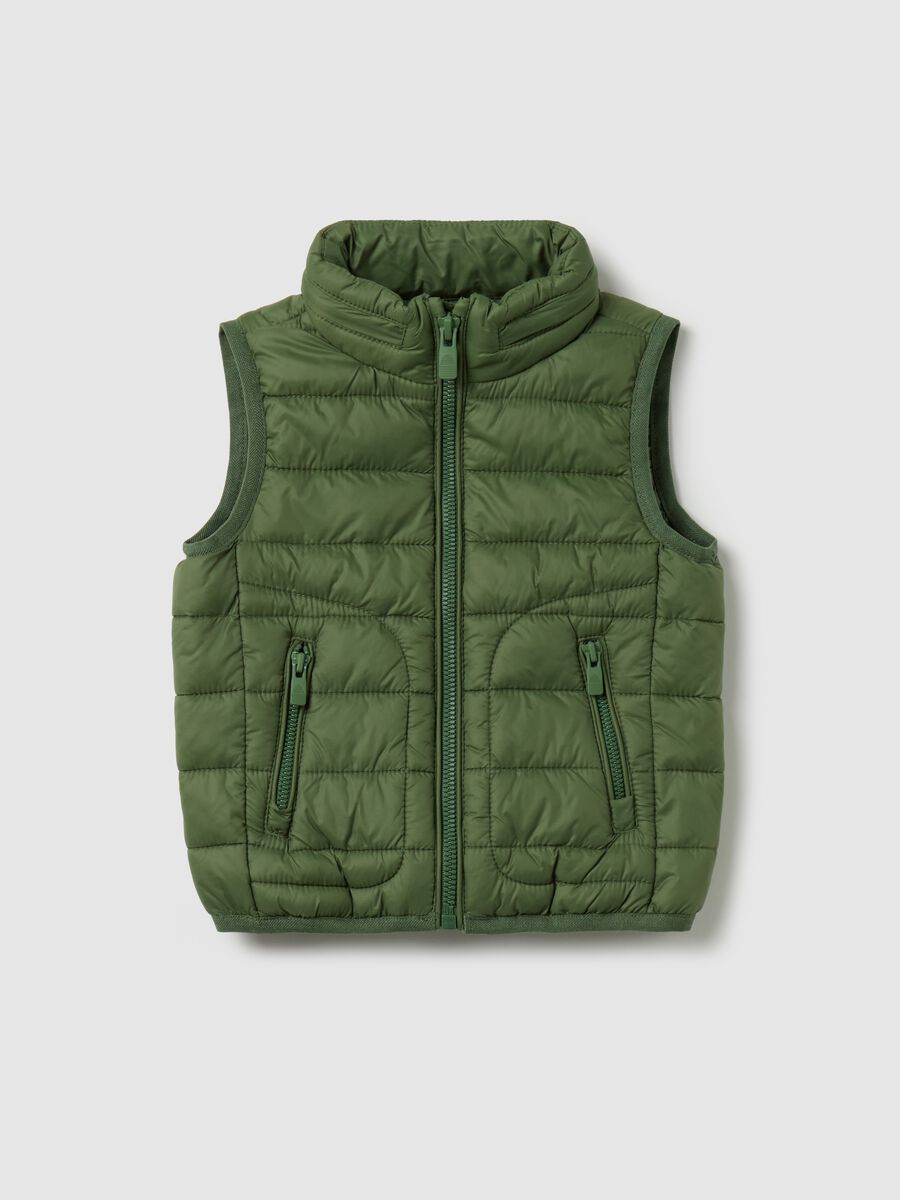 Full-zip quilted gilet_0